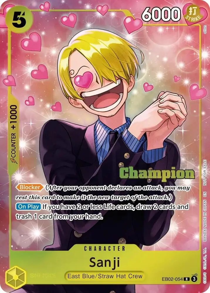 Sanji (CS 26-27 Winner Card Set Vol. 1), One Piece Promotion Cards EB04-052