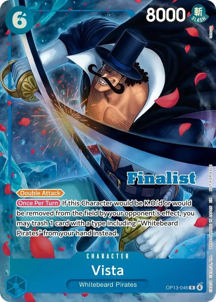 Vista (CS 26-27 Finalist Card Set Vol. 1), One Piece Promotion Cards OP13-046
