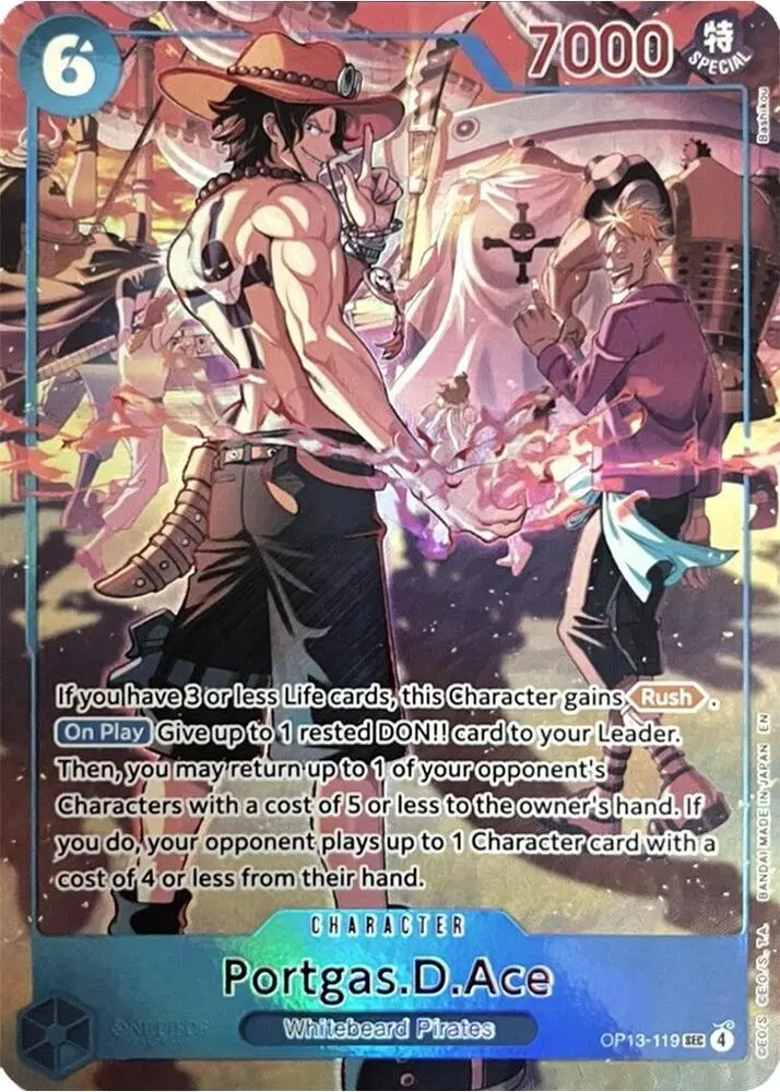 Portgas.D.Ace (English Version 3rd Anniversary Set), One Piece Promotion Cards OP13-119