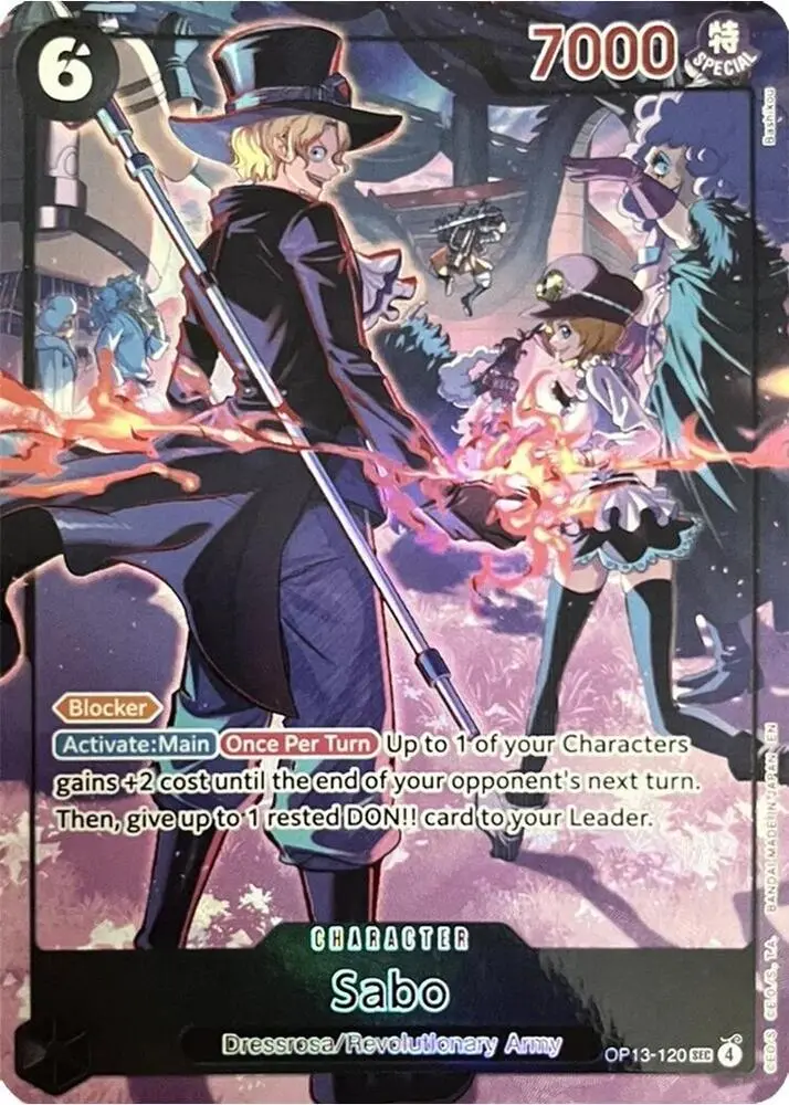 Sabo (English Version 3rd Anniversary Set), One Piece Promotion Cards OP13-120