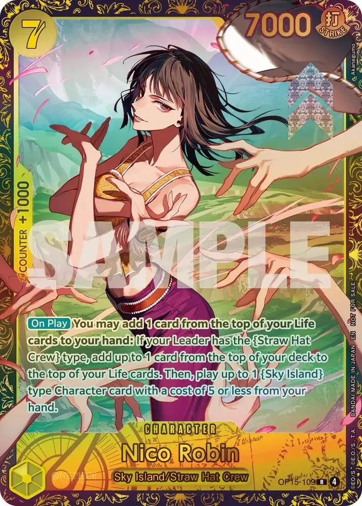 Nico Robin (CS26-27 Regionals Season 2 Top 16), One Piece Promotion Cards OP15-109