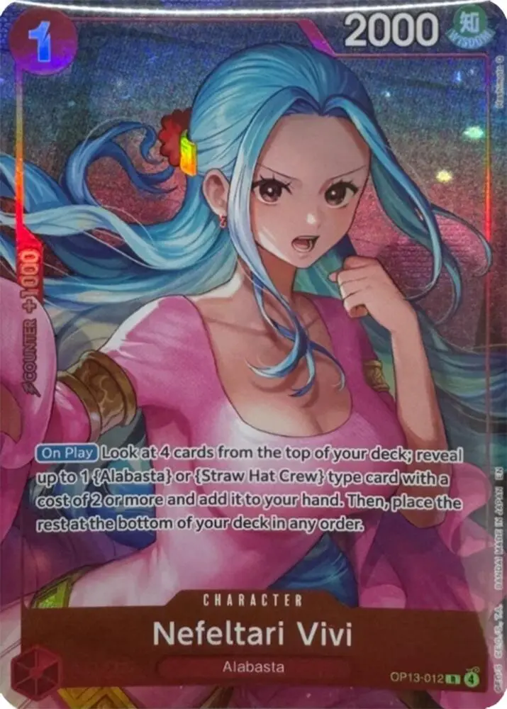 Nefeltari Vivi (Heroines Special Set), One Piece Promotion Cards OP13-012