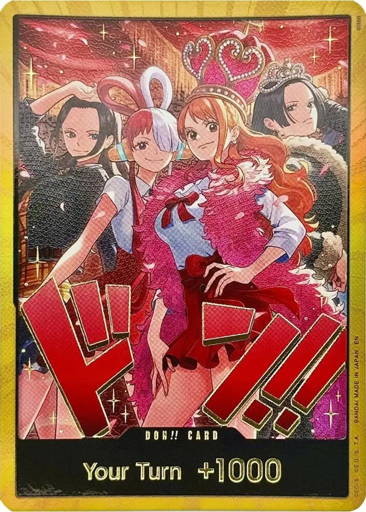 DON!! Card (Heroines Special Set Gold), Extra Booster: One Piece Heroines Edition DON!!