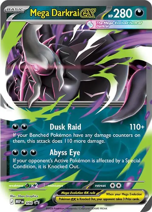 Mega Darkrai ex, MEP Black Star Promos 090