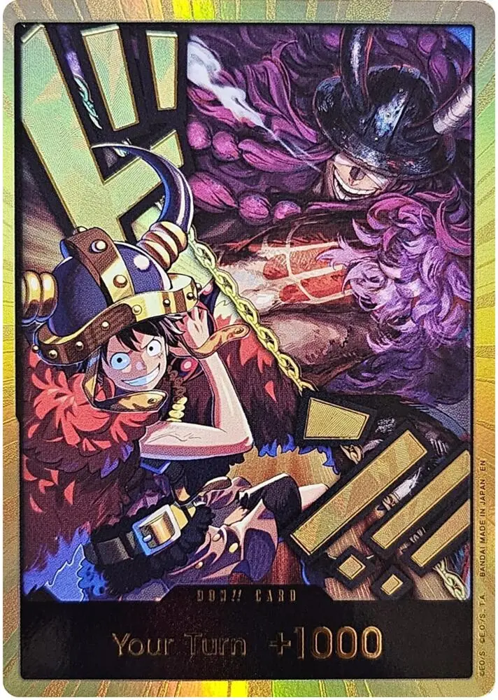 DON!! Card (Luffy and Loki Gold Alt Art), The World's Strongest Warriors DON!!