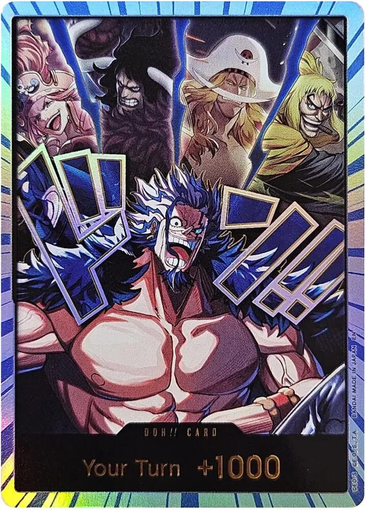 DON!! Card (Rocks Special Foil Alt Art), The World's Strongest Warriors DON!!