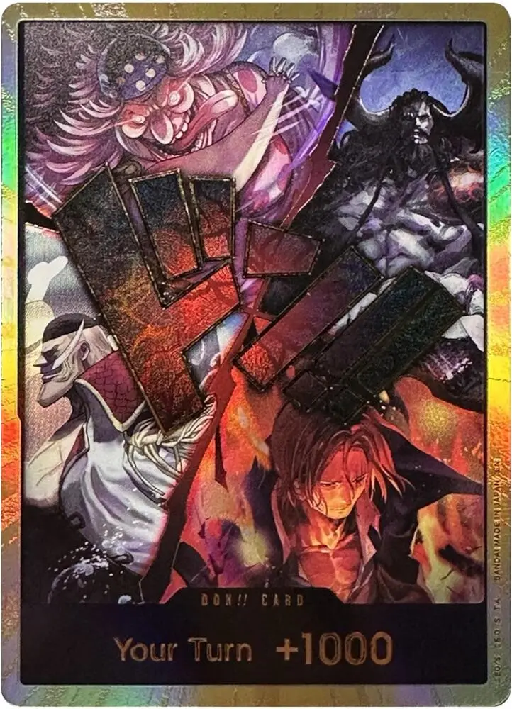DON!! Card (The Four Emperors Gold Alt Art), The World's Strongest Warriors DON!!