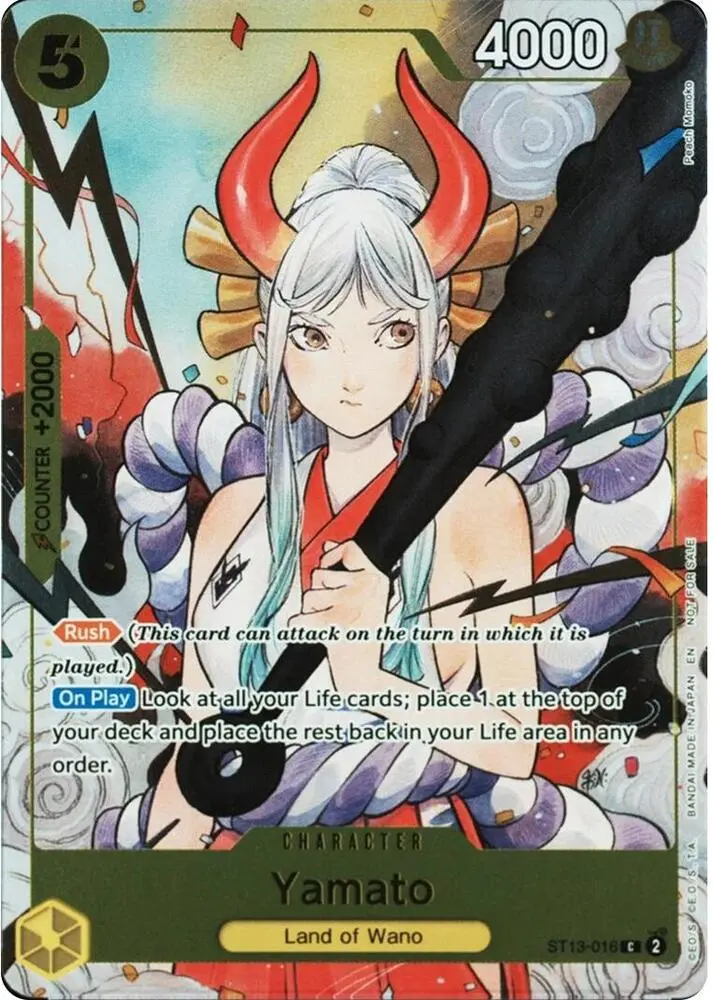 Yamato (Dash Pack 2025), One Piece Promotion Cards ST13-016