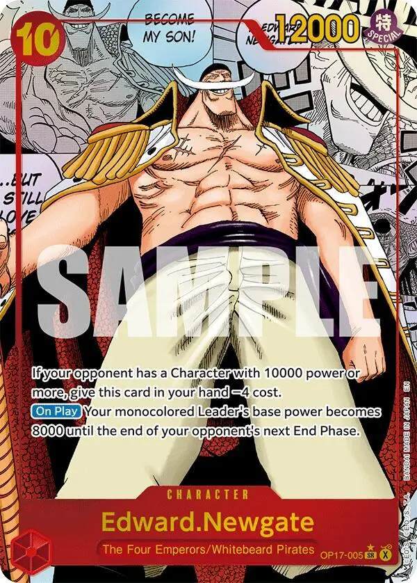 Edward.Newgate (Manga), The World's Strongest Warriors OP17-005