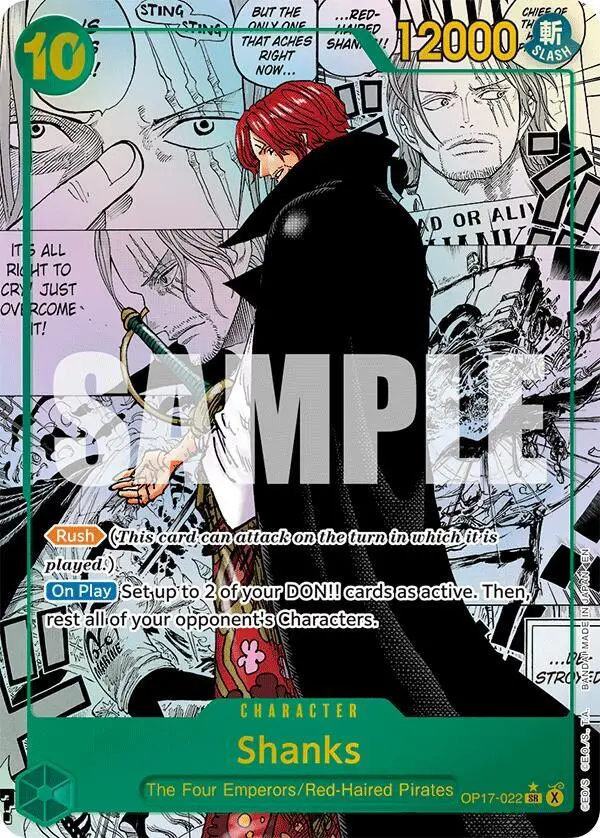 Shanks (Manga), The World's Strongest Warriors OP17-022