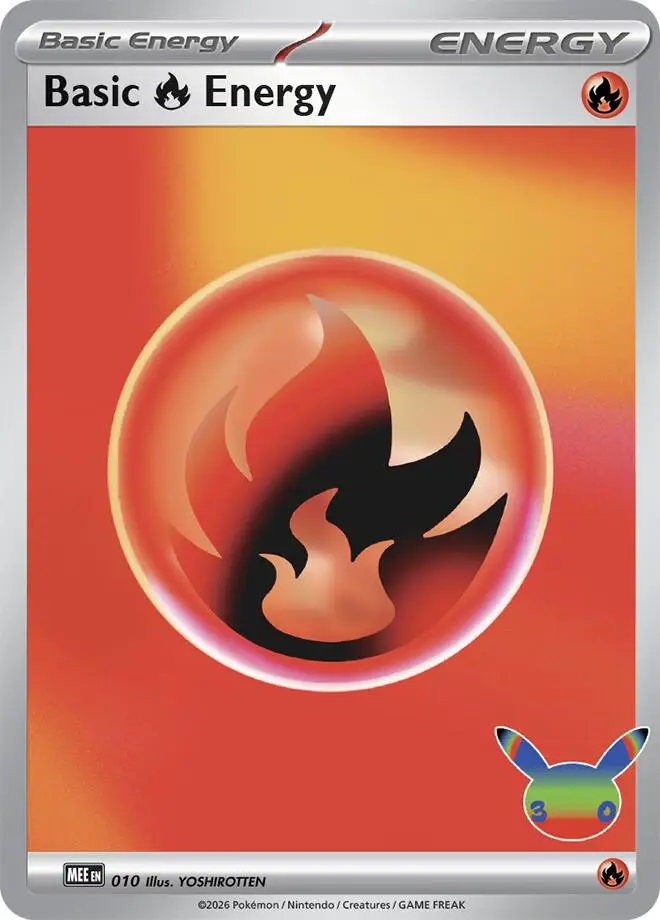 Basic Fire Energy, Mega Evolution Energy 010