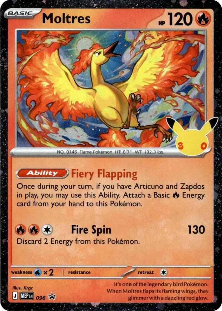 Moltres, MEP Black Star Promos 096