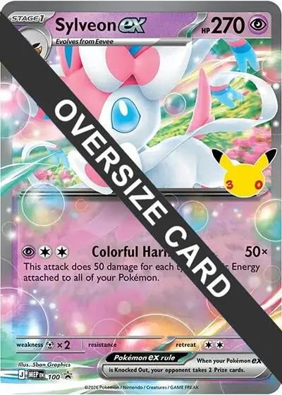 Sylveon ex, Jumbo cards 100