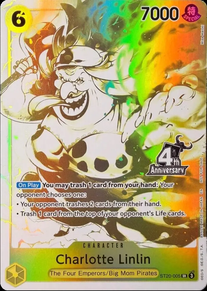 Charlotte Linlin (4th Anniversary Treasure Campaign Pack), One Piece Promotion Cards ST20-005