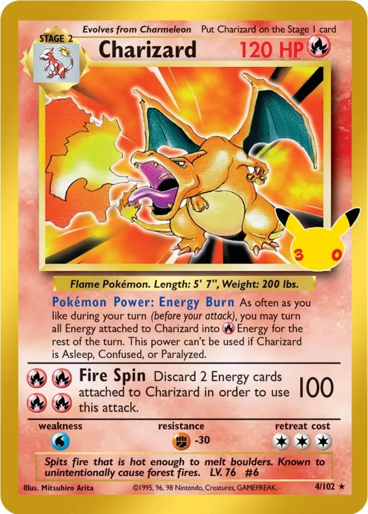 Charizard, 30th Classic Collection 001