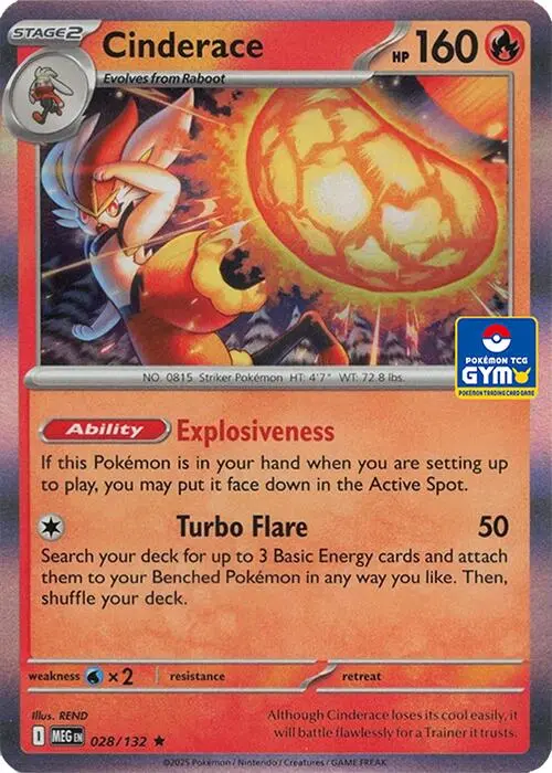 Cinderace, Southeast Asia Exclusives 028/132