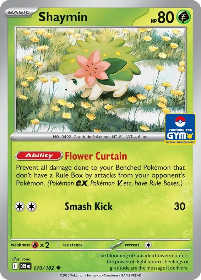Shaymin, Southeast Asia Exclusives 010/182