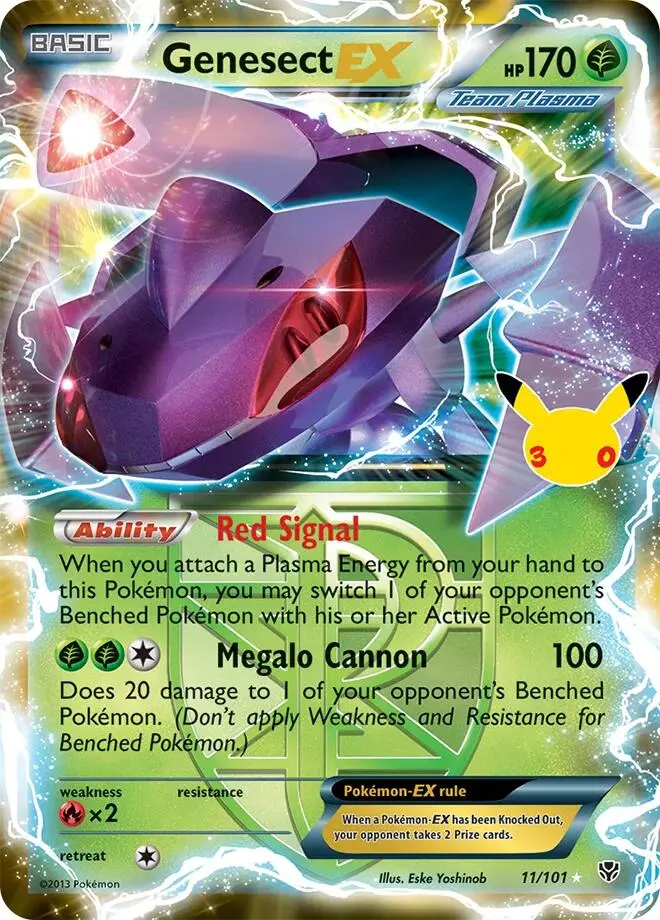Genesect EX, 30th Classic Collection 004