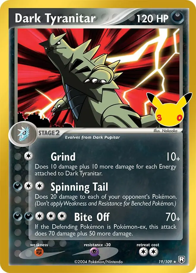 Dark Tyranitar, 30th Classic Collection 006