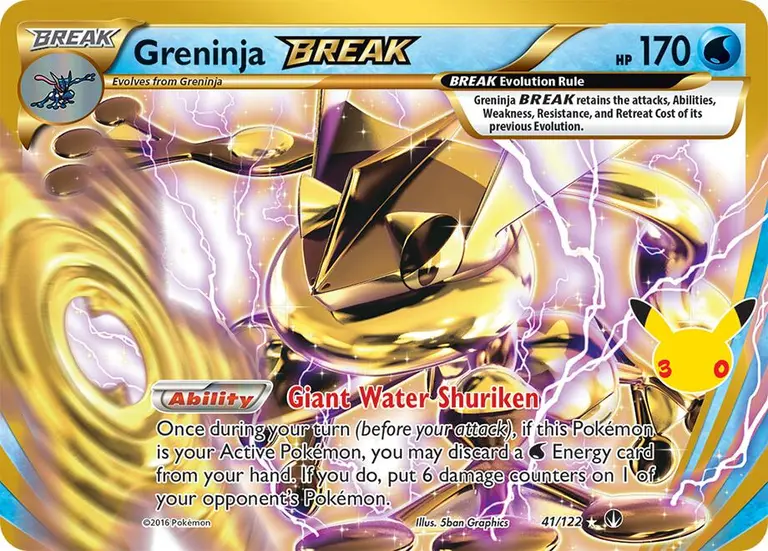 Greninja BREAK, 30th Classic Collection 009
