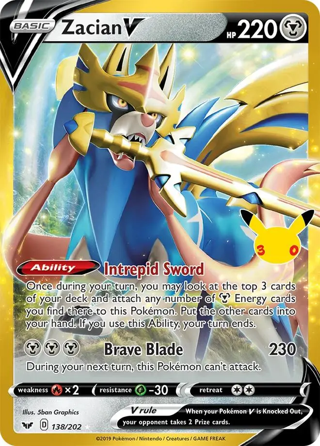 Zacian V, 30th Classic Collection 028