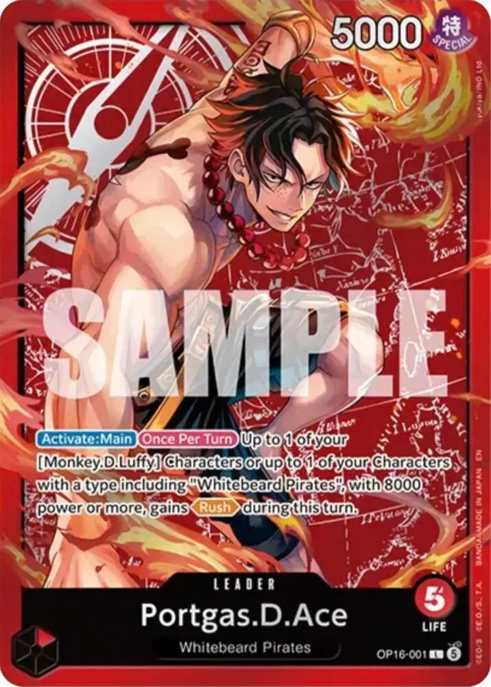 Portgas.D.Ace (Ace Deck), Set Sail Deck Set OP16-001