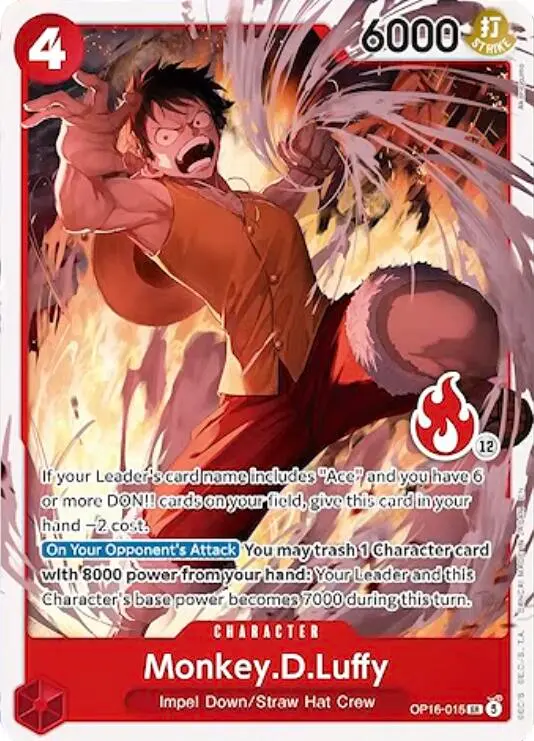 Monkey.D.Luffy (Ace Deck), Set Sail Deck Set OP16-015