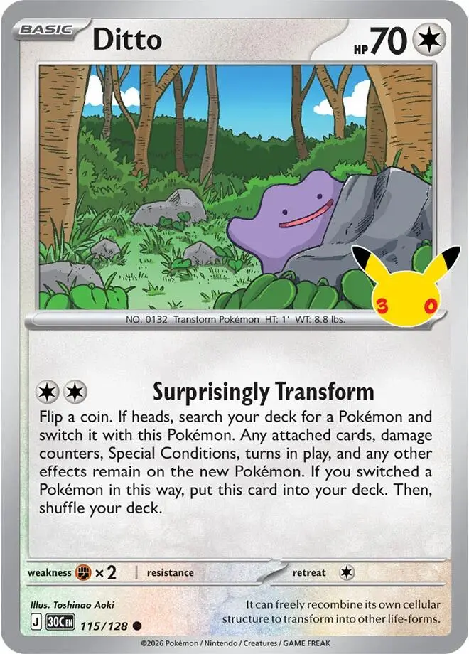 Ditto, 30th Celebration 115/128