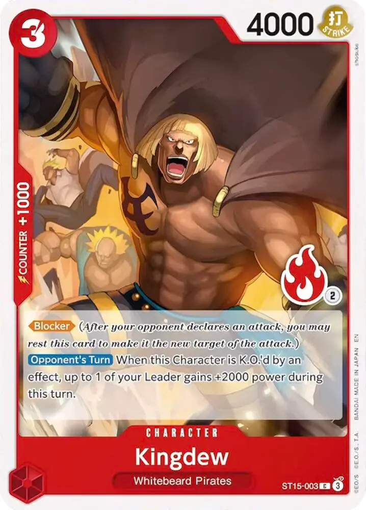 Kingdew (Ace Deck), Set Sail Deck Set ST15-003