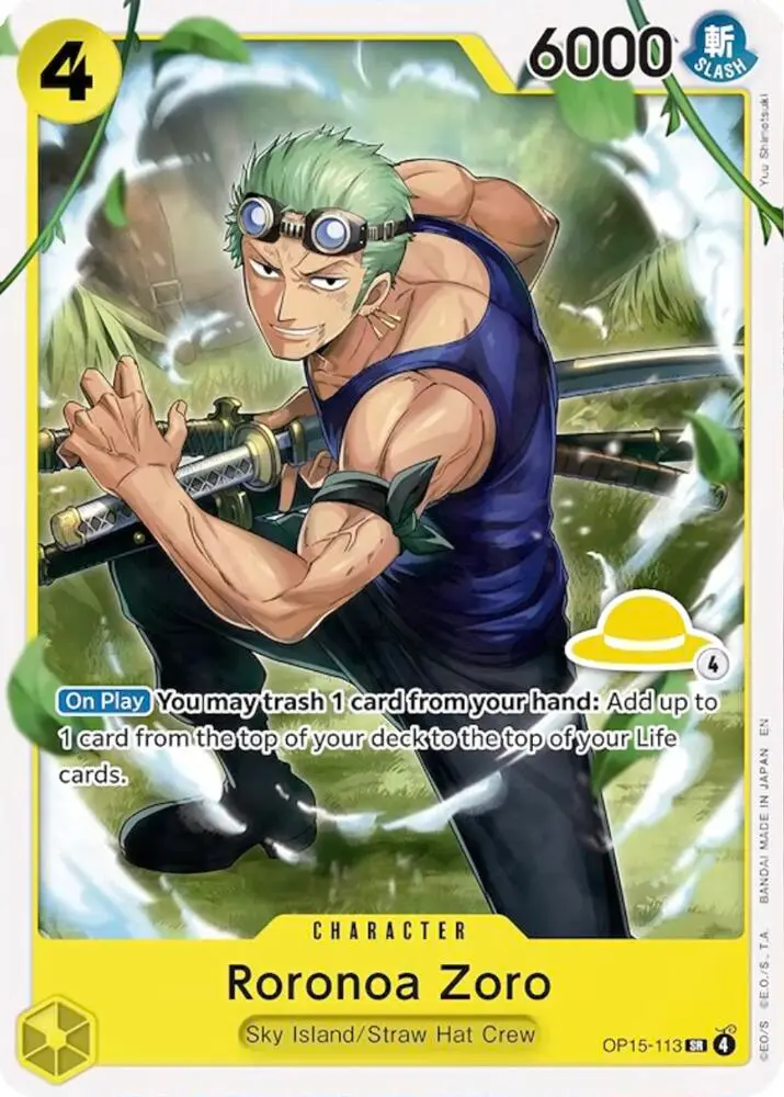 Roronoa Zoro (Luffy Deck), Set Sail Deck Set OP15-113