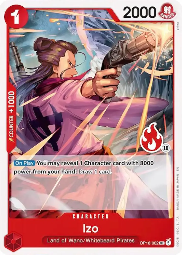 Izo (Ace Deck), Set Sail Deck Set OP16-002