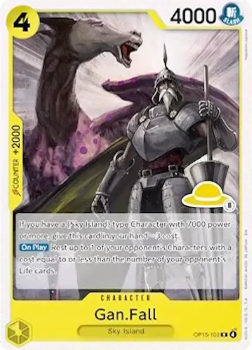 Gan.Fall (Luffy Deck), Set Sail Deck Set OP15-102