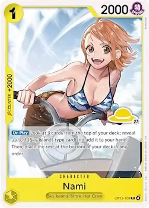 Nami (Luffy Deck), Set Sail Deck Set OP15-108