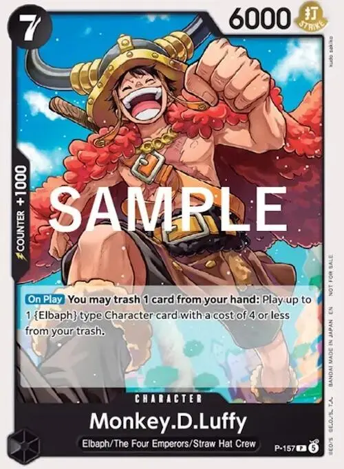 Monkey.D.Luffy (Pirates Party 2026 Vol. 3), One Piece Promotion Cards P-157