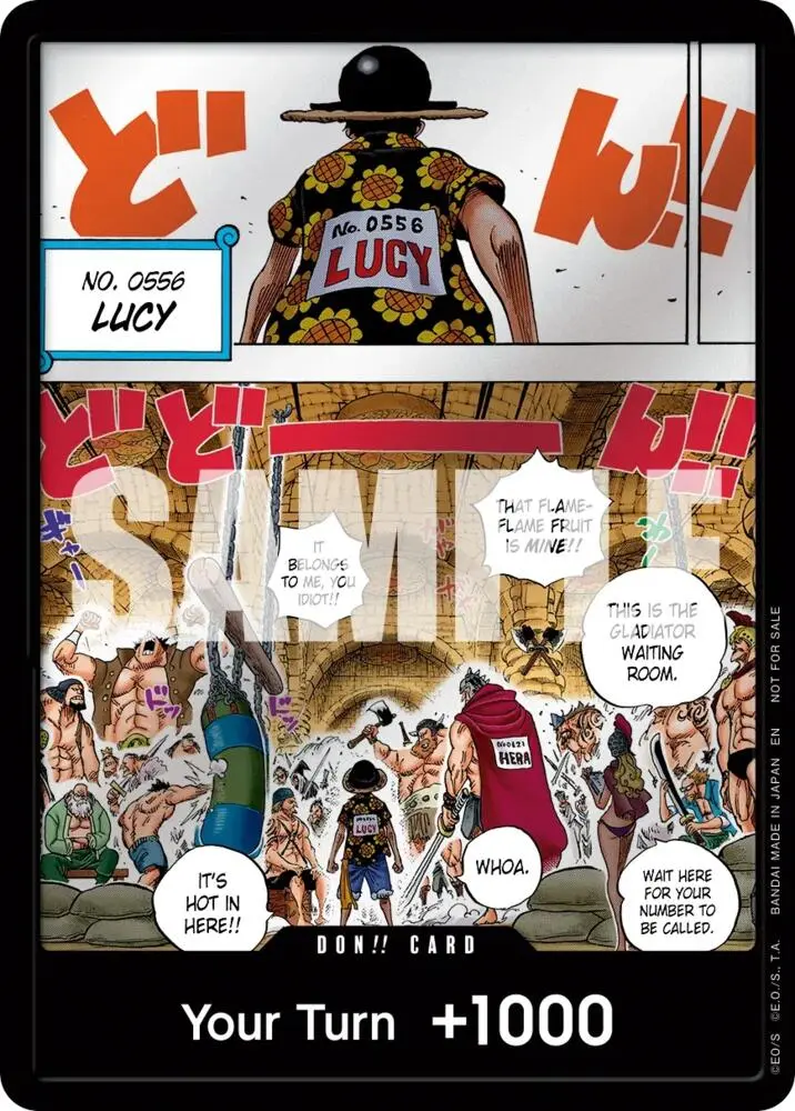 DON!! Card (Flame-Flame Fruit Coliseum), One Piece Promotion Cards DON!!
