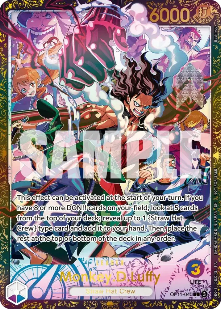 Monkey.D.Luffy (Large Scale Extra Grand Battle 2026), One Piece Promotion Cards OP11-040