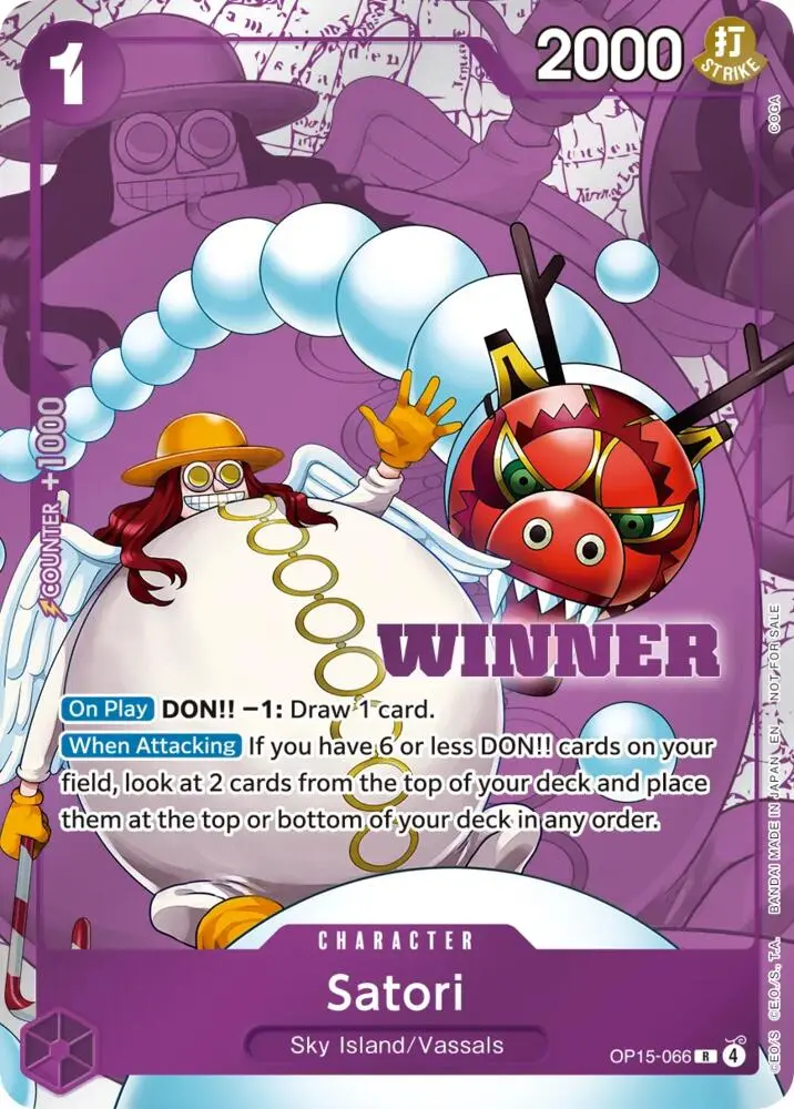 Satori (Winner Pack 2026 Vol. 4), One Piece Promotion Cards OP15-066