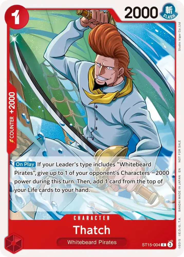 Thatch (Tournament Pack 2026 Vol. 4), One Piece Promotion Cards ST15-004