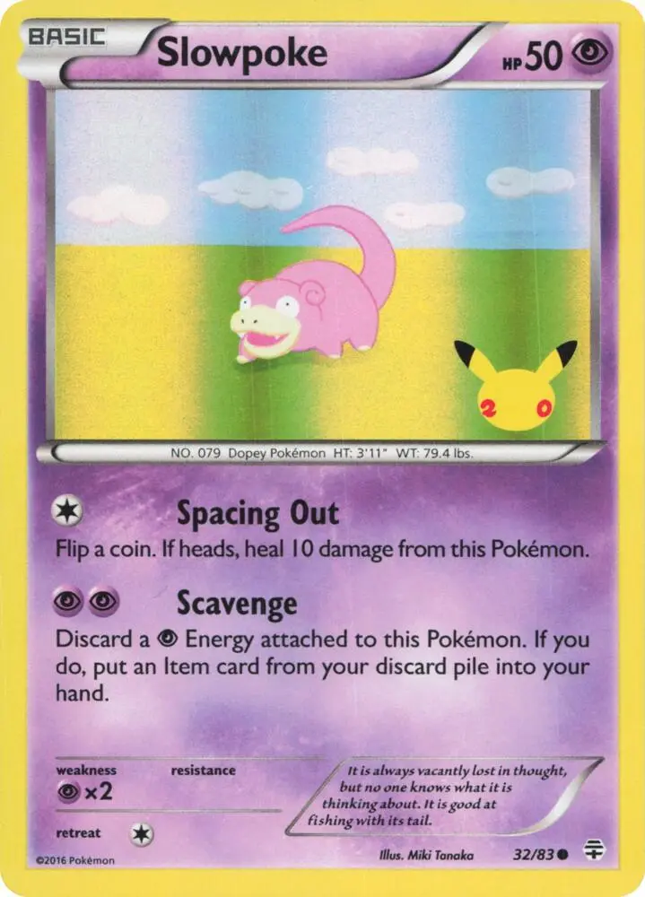 Slowpoke, Miscellaneous Cards & Products 32/83