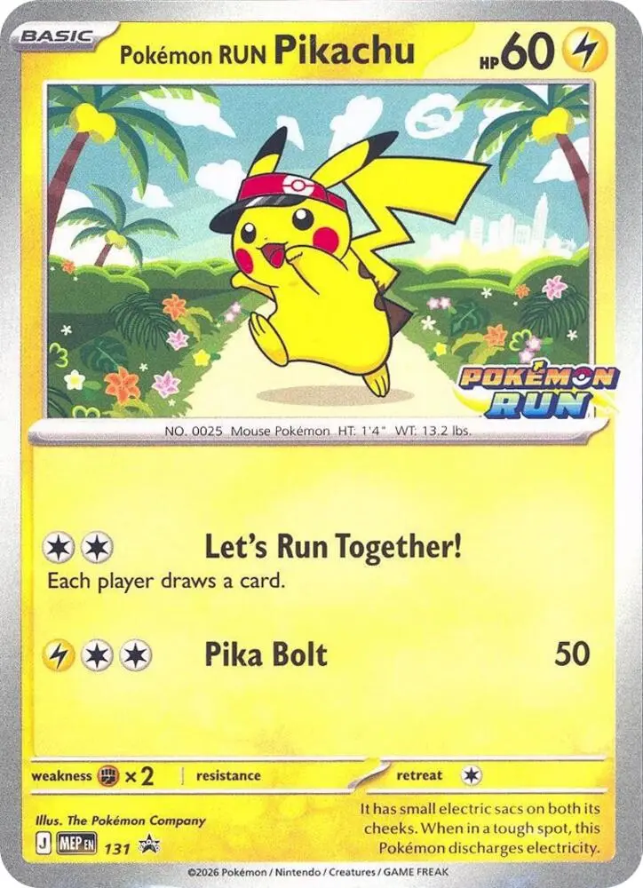 Pokemon Run Pikachu, Southeast Asia Exclusives 131