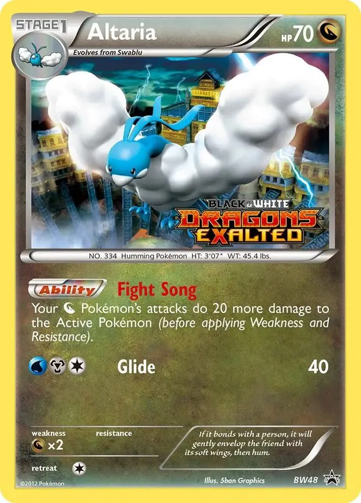 Altaria, BW Black Star Promos BW48/101