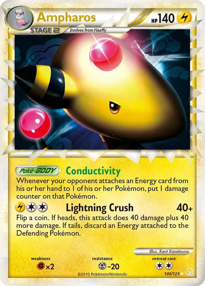 Ampharos, HeartGold SoulSilver 105/123