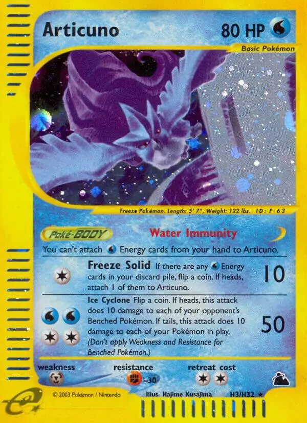 Articuno, Skyridge H03/144