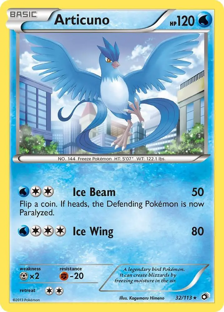 Articuno, Legendary Treasures 32/113