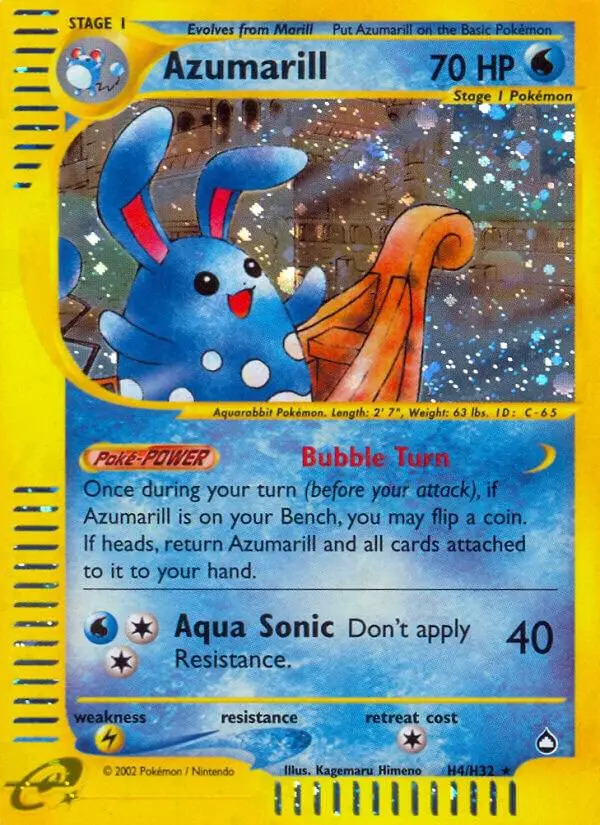 Azumarill, Aquapolis H04/147