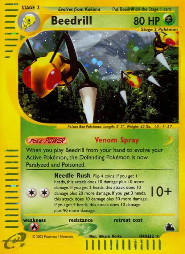 Beedrill, Skyridge H04/144