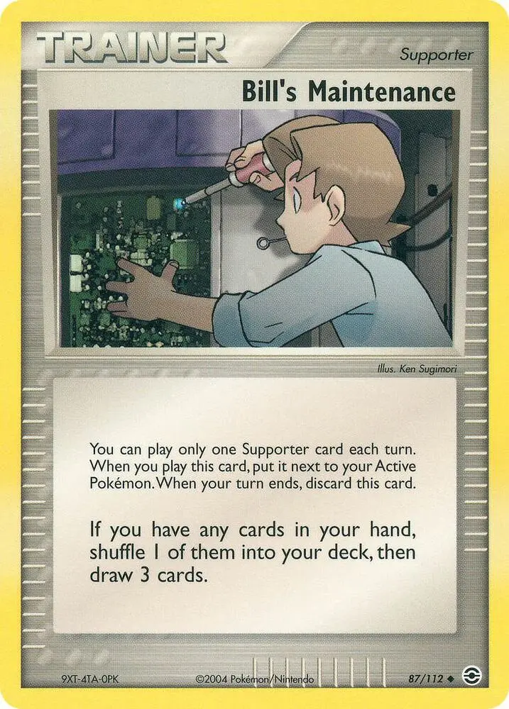 Bill's Maintenance, FireRed & LeafGreen 87/112
