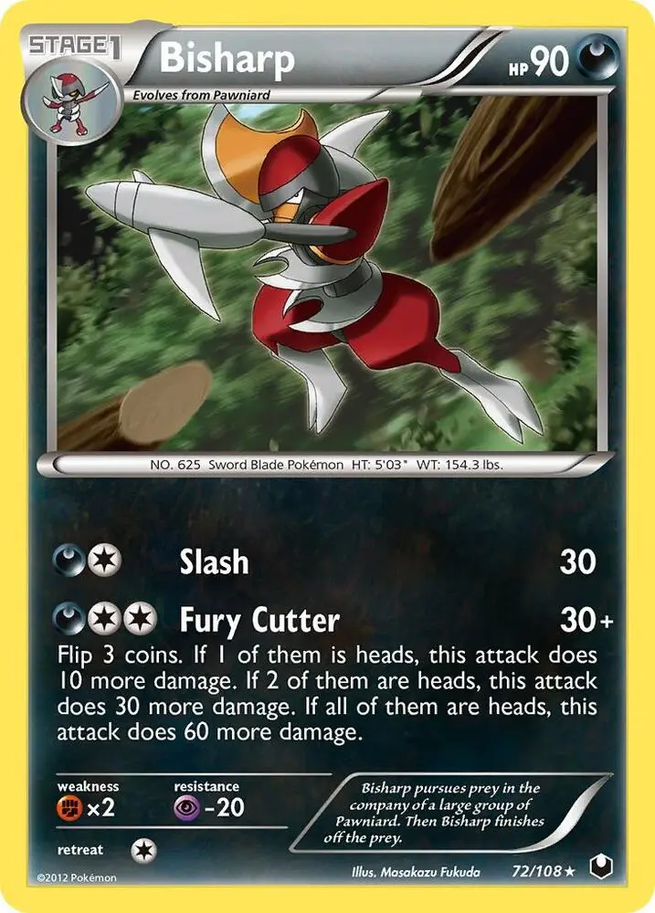 Bisharp, Dark Explorers 72/108
