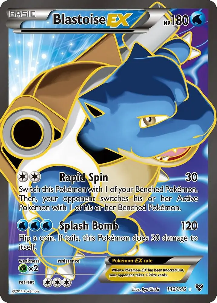 Blastoise EX, XY 142/146