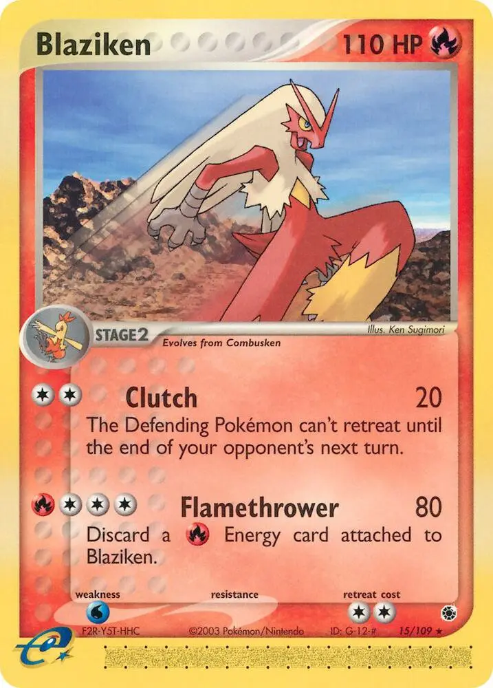 Blaziken, Ruby & Sapphire 15/109
